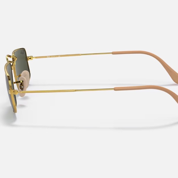 NWOT 🕶️ Ray-Ban RB3957 Julie Sunglasses G-15 Black  Solid Gold 🕶️ - Picture 4 of 7